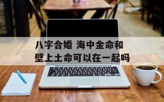 八字合婚 海中金命和壁上土命可以在一起吗