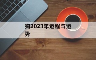 狗2024年运程与运势