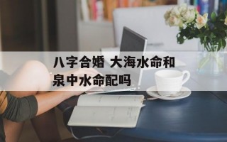 八字合婚 大海水命和泉中水命配吗