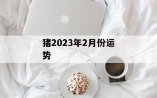 猪2024年2月份运势