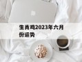 生肖鸡2024年六月份运势