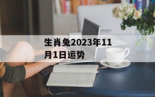 生肖兔2024年11月1日运势