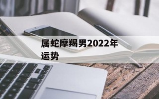 属蛇摩羯男2024年运势