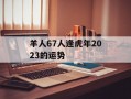 羊人67人逢虎年2024的运势