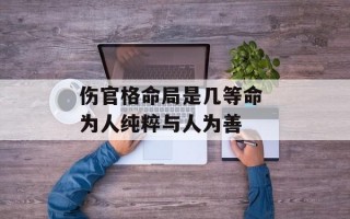 伤官格命局是几等命 为人纯粹与人为善