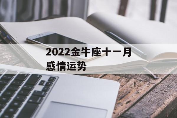 2024金牛座十一月感情运势