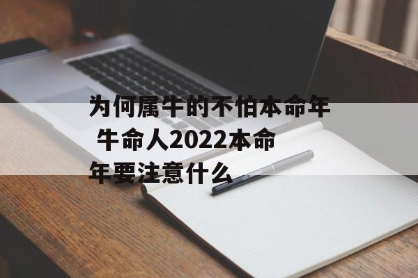 为何属牛的不怕本命年 牛命人2024本命年要注意什么