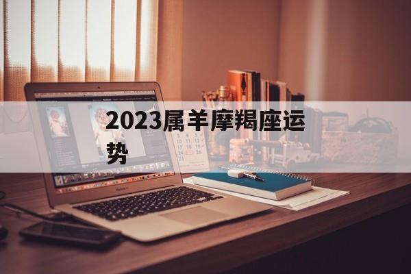 2024属羊摩羯座运势