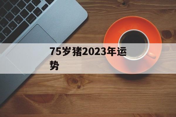 75岁猪2024年运势