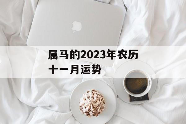 属马的2024年农历十一月运势